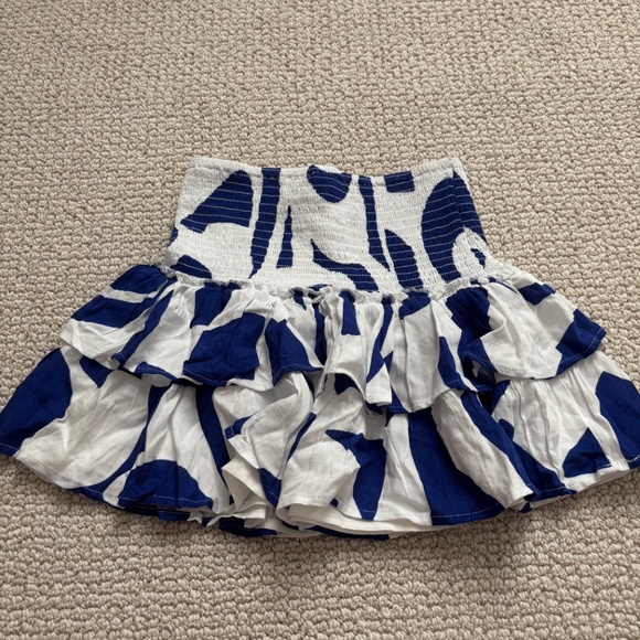 Preppy pallate blue and white preppy skirt - Picture 2 of 3